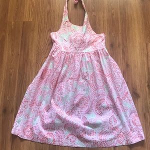 Vinyard Vines girls halter dress by Shep and Ian